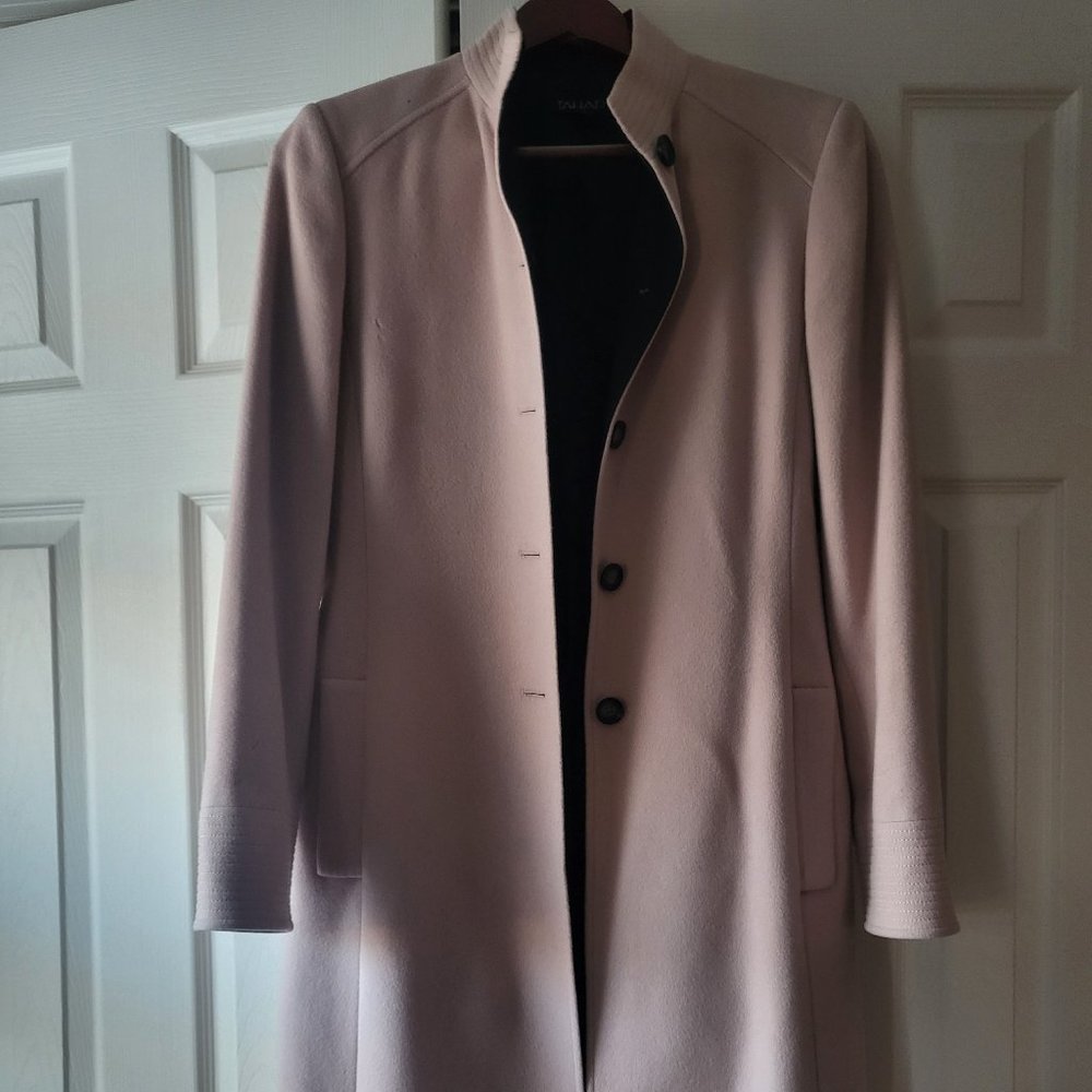 Tahari Light Pink wool & Casmere coat
